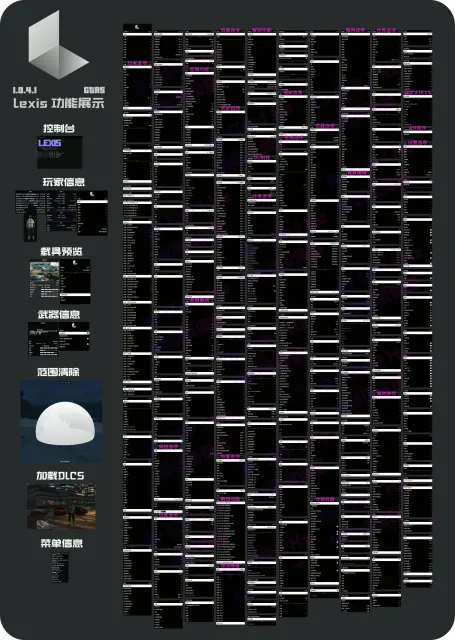 GTA5_LEXIS全菜單展示 GTA5_LEXIS全菜單展示